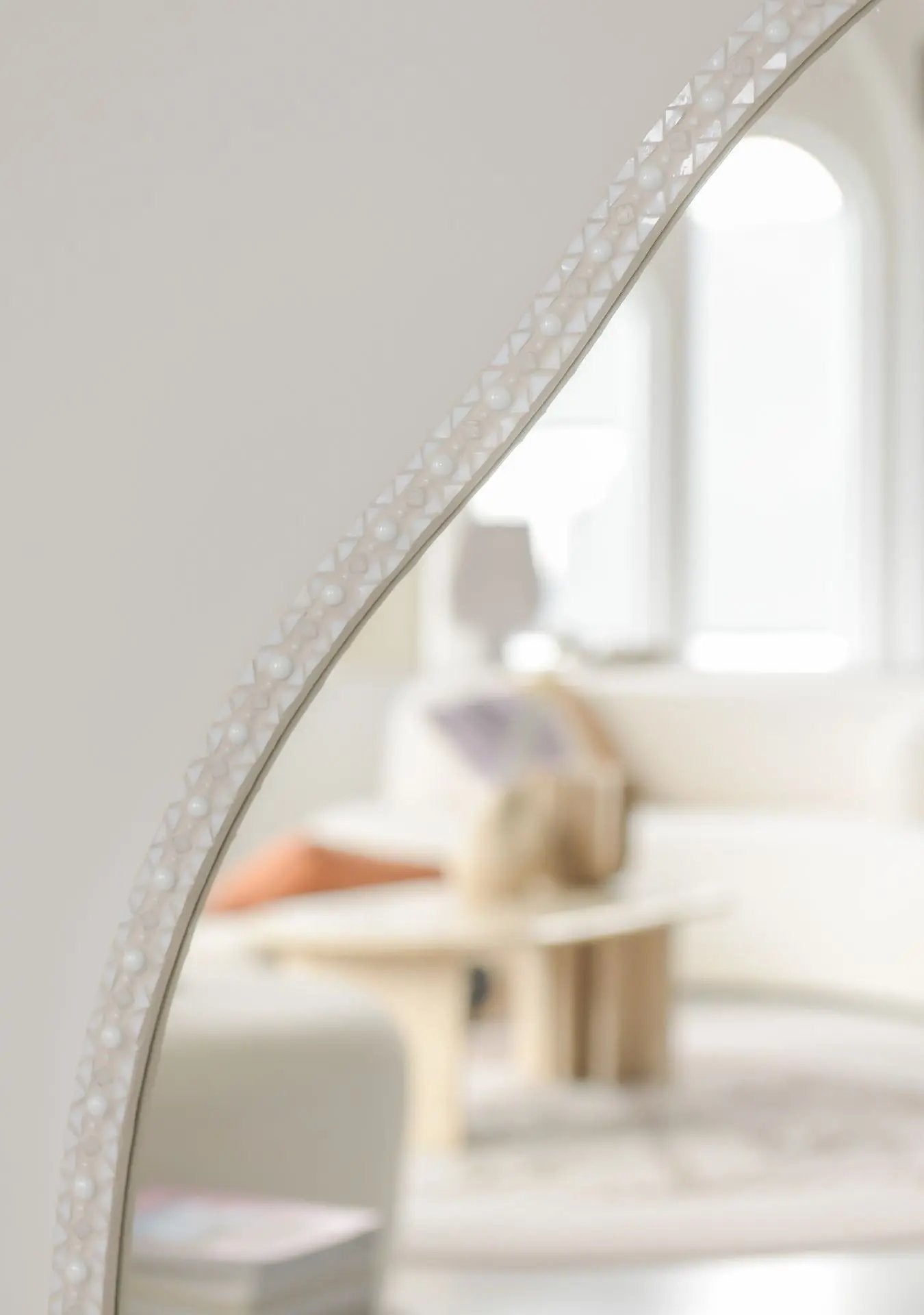 Mirror Ovalie White Pure Reflection